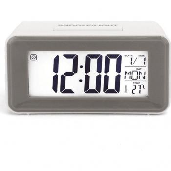 DIDIHOU Réveil Numérique à Contrôle du Son – 12/24h, Snooze, 8 Sonneries