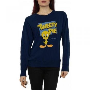 Felpa Tweety XL Bianco per Signora