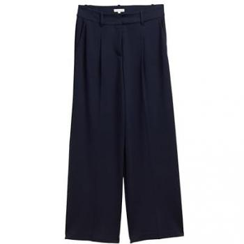 Pantaloni Tom Tailor Lea Blu Scuro Piegati