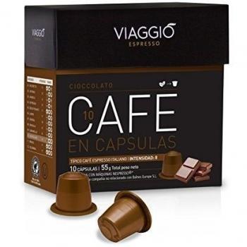 Cápsulas de café gourmet Viaggio Cioccolatto – 10 cápsulas