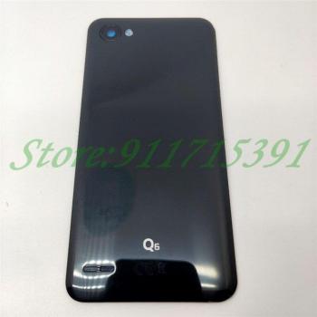 LG Q6 Authentic Plastic Battery Cover + Rear Housing Back Case for Camera Lens Swap