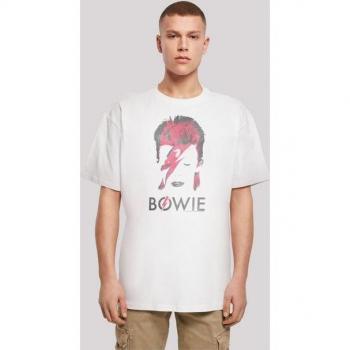 Distressed T-Shirt David Bowie von F4NT4STIC, Herren XS