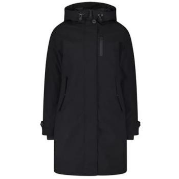 Gil Bret Regenjacke für Damen, schwarz, mit Kapuze