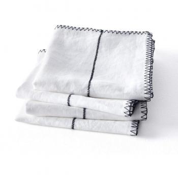 Tojos Lot de serviettes en lin