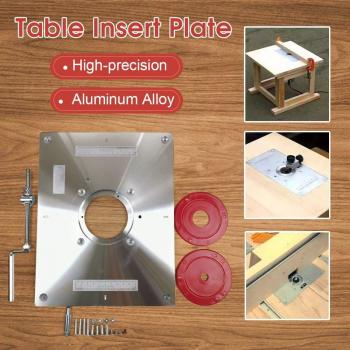 Établi de menuiserie avec plaque d'insertion