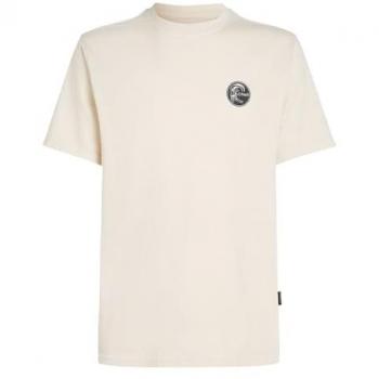 Blusa de algodón O'Neill 70's color barro y naranja