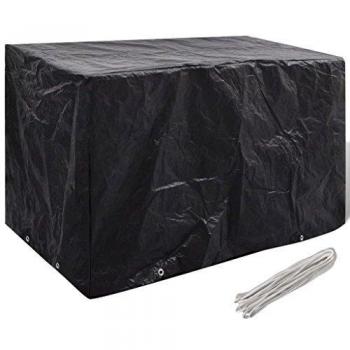 Gartenmöbel Abdeckhaube 8 Ösen 140x70x90 cm