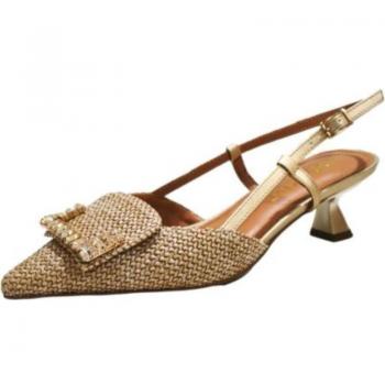 Zapato de Vestir Lodi Rafia Camel