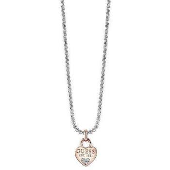 Ladies Guess All About Shine Rose Gold Necklace