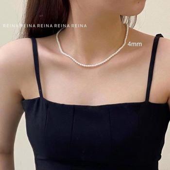 Cadena de clavícula de estilo simple para mujer, dorada, torcida de espiga, sin colgante