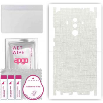 White Fabric Pattern Skin for Huawei Mate 10 Pro