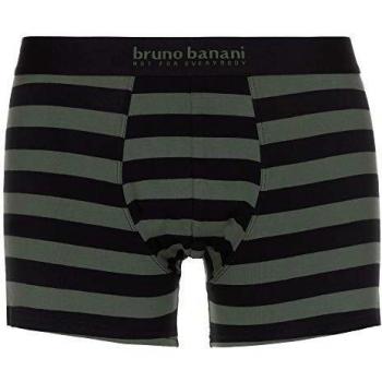Bruno Banani Herrenmode Sailor Short, Oliv/schwarz Stripes