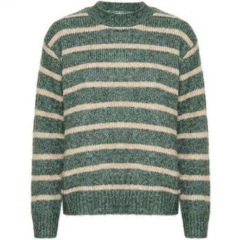 XL Green Kaffe Katrina Crew Pullover