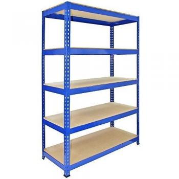Estantería Azul Q-Rax de Acero Sin Tornillos 120x50x182.5cm