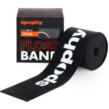 Banda Terapéutica de Goma Flossband 5 cm x 2 m Color Negro