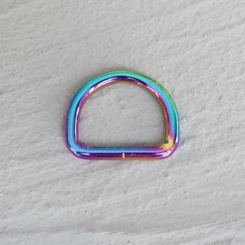 D-Ring für 1 Zoll Gurtband, 10er Set Metall Schnalle für Hunde