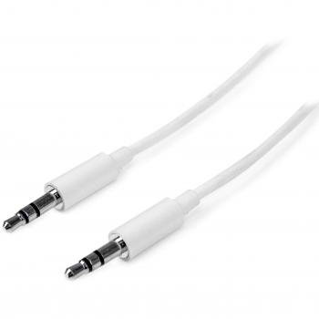 Cavo audio maschio a maschio da 3.5mm, bianco, 2 m