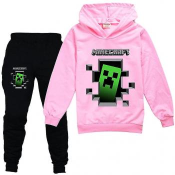 Outfit Infantil Minecraft Sudadera y Pantalones 7-14 Años
