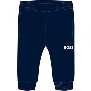 Pantalones Deportivos para Niños BOSS Azul J52072 Felpa y Cintura elástica