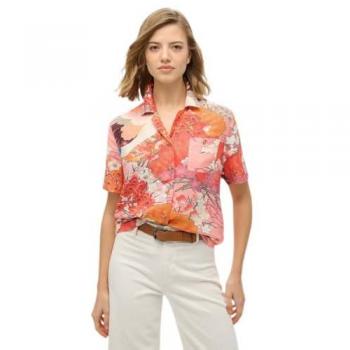 Superdry Damen Casual Hemd in Koralle