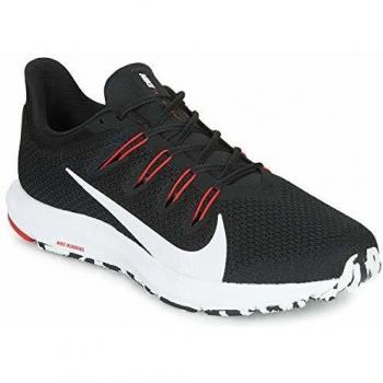 Nike Quest 2, Chaussures de Course Homme, Multicolore (Black/White/Anthracite/University Red 008), 43 EU