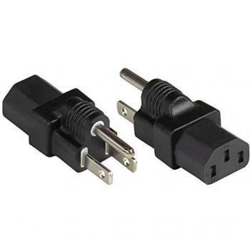 Adaptador de red tipo B a C13, UL, negro