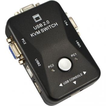 Switch KVM USB 2.0 con 2 puertos