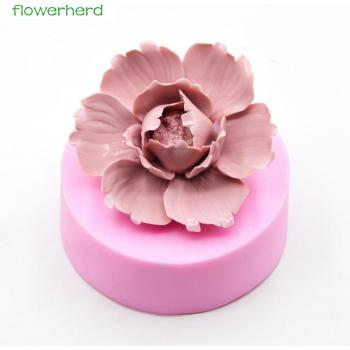 Silicone Pivoine – Grand Moule à Savon & Décorations Gourmandes