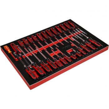 Attrezzo KS Tools 811.0027: Kit Cacciavite 27 pz con schiuma