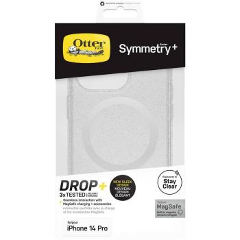 Otterbox Coque de Téléphone Symmetry+ Magsafe pour iPhone 14 Pro, transparente