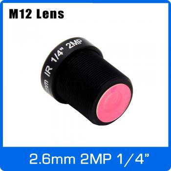 2.6mm 120° Wide Angle M12 Lens with IR Filter for OV9712/OV9732
