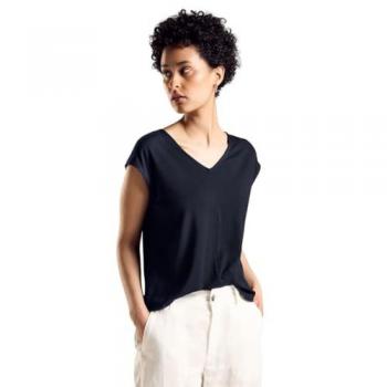 STREET ONE Jersey Shirt mit Frontnaht