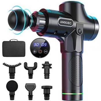 ANSGEC Pistola de Masaje para Recuperación Muscular