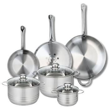 Elo Profi Brillant – Ensemble Poêles & Faitouts 24/28/32 cm / 14/20/24 cm