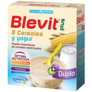 Blevit Papilla 8 Cereales Yogur para Bebés a Partir de 5 Meses