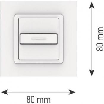 Pulsante Interruttore Smoove Uno Somfy in Bianco