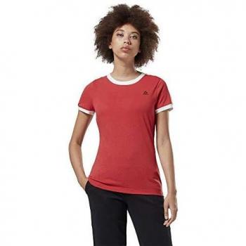 T-Shirt Femme Reebok Linear Logo Rouge XXL