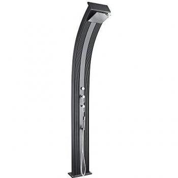 GreenGlow 40L Solar Shower Anthracite