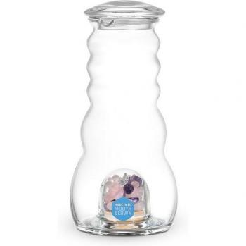 Living Design Wasserkarafe Cadus mit Edelsteinen 1,0 L