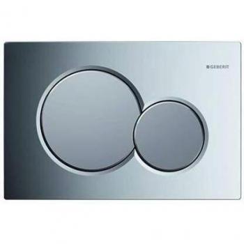 Geberit Sigma 01 Dual Flush Control Plate, Matt and Gloss Chrome