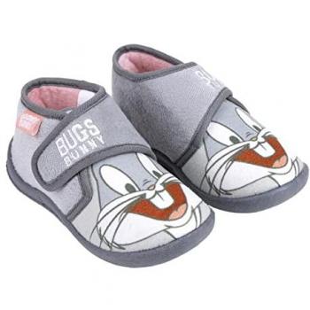 Kinder Hausschuhe 3D Looney Tunes Grau