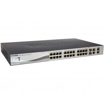 2 Gigabit Ethernet + 2 Gigabit Combo SFP Ports Switch