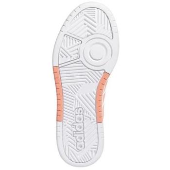 Zapatillas adidas Hoops 3.0 Bold mujer, color coral, diseño bajo