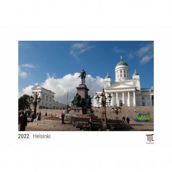 Timokrates Helsinki 2022 White Edition Wandkalender DIN A4