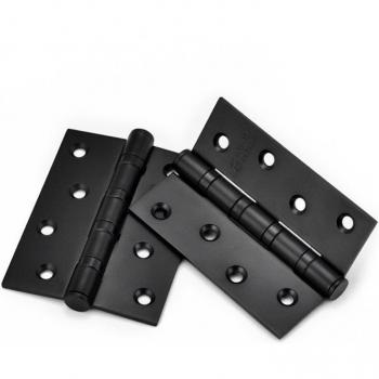 Heavy-Duty 4-Inch Black Antique Door Hinge
