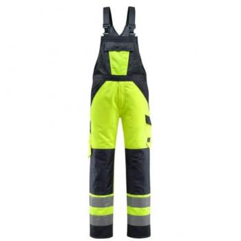 Mascot Gosford L32W34.5 Bright Color Bib & Brace (Yellow/Navy)