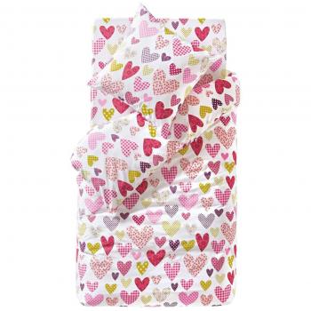 SO'HOME Drap-housse Coeur Liberté pour enfant