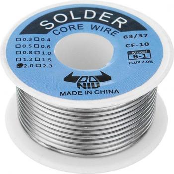 Alambre de Soldadura DANIU 100g 63/37 Plomo Flux 2.0%