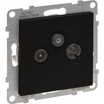 Legrand SEANO Enddose TV-R-SAT Zubehör Schwarz 765369