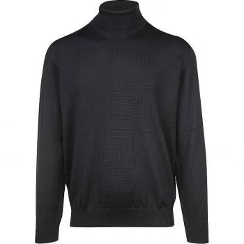 Maerz Pull col roulé en bleu 48